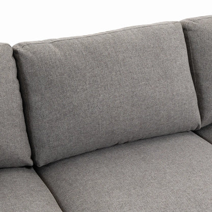 3-Seater Sofa With Storage Pockets, Grey 3-Seater Sofas at Gallery Canada