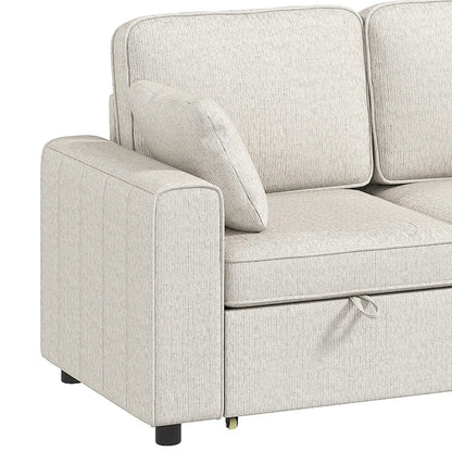 Modular Sectional Sofa Bed With Reversible Ottoman, Beige Sofas & Reclining Chairs at Gallery Canada