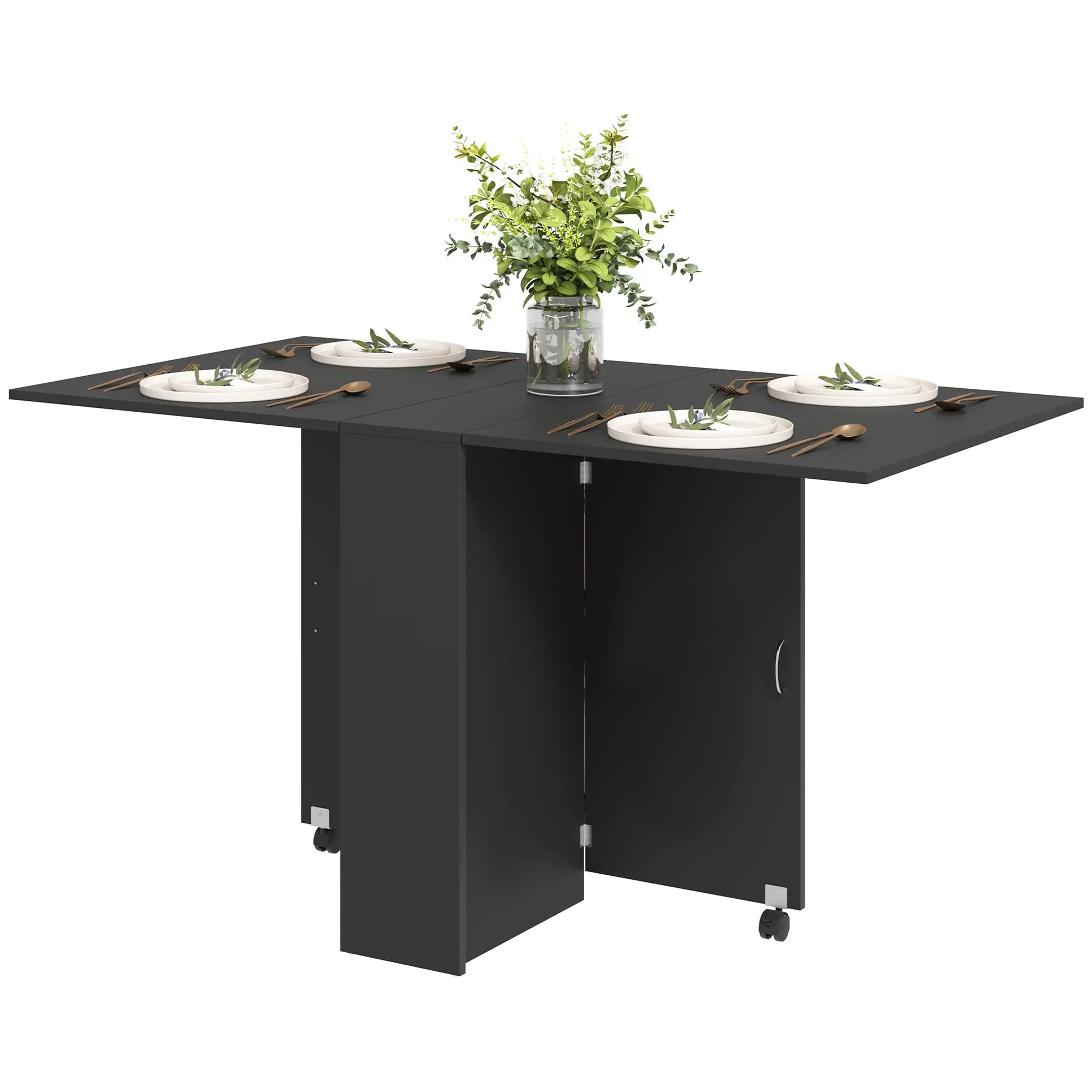 Extendable Dining Table, Collapsible Folding Table, Black Bar Tables & Dining Tables at Gallery Canada