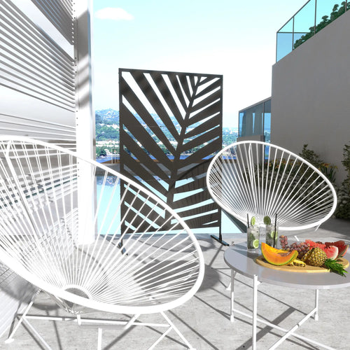 Metal Outdoor Privacy Screen, 48