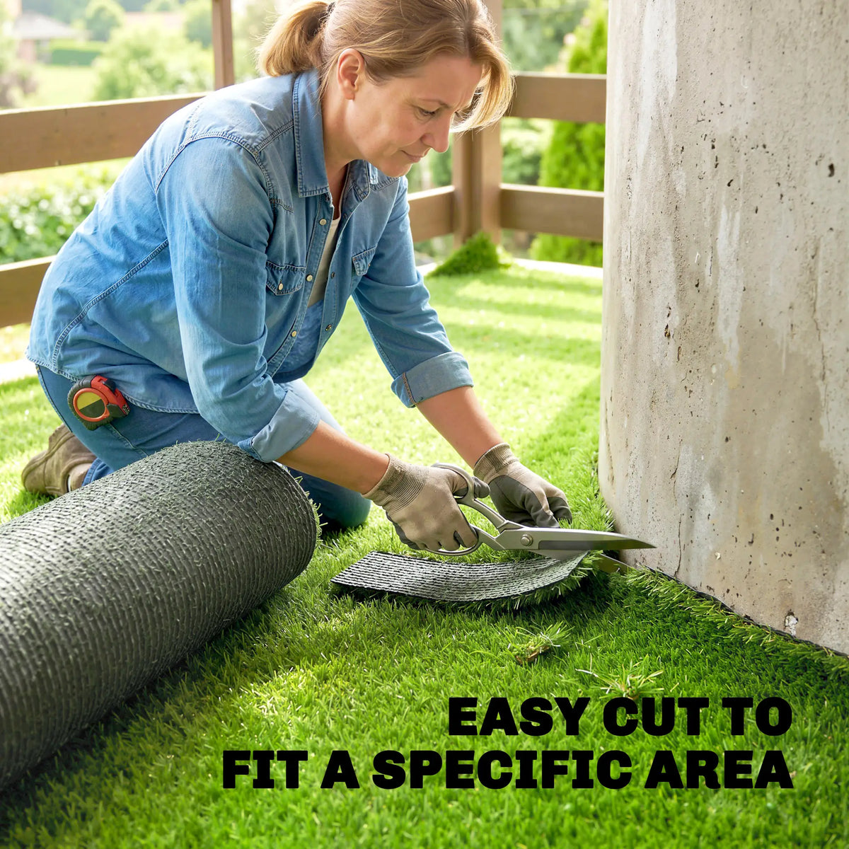 Artificial Grass 10' x 3', UV Protection, Drain Holes, Green Garden Decor at Gallery Canada
