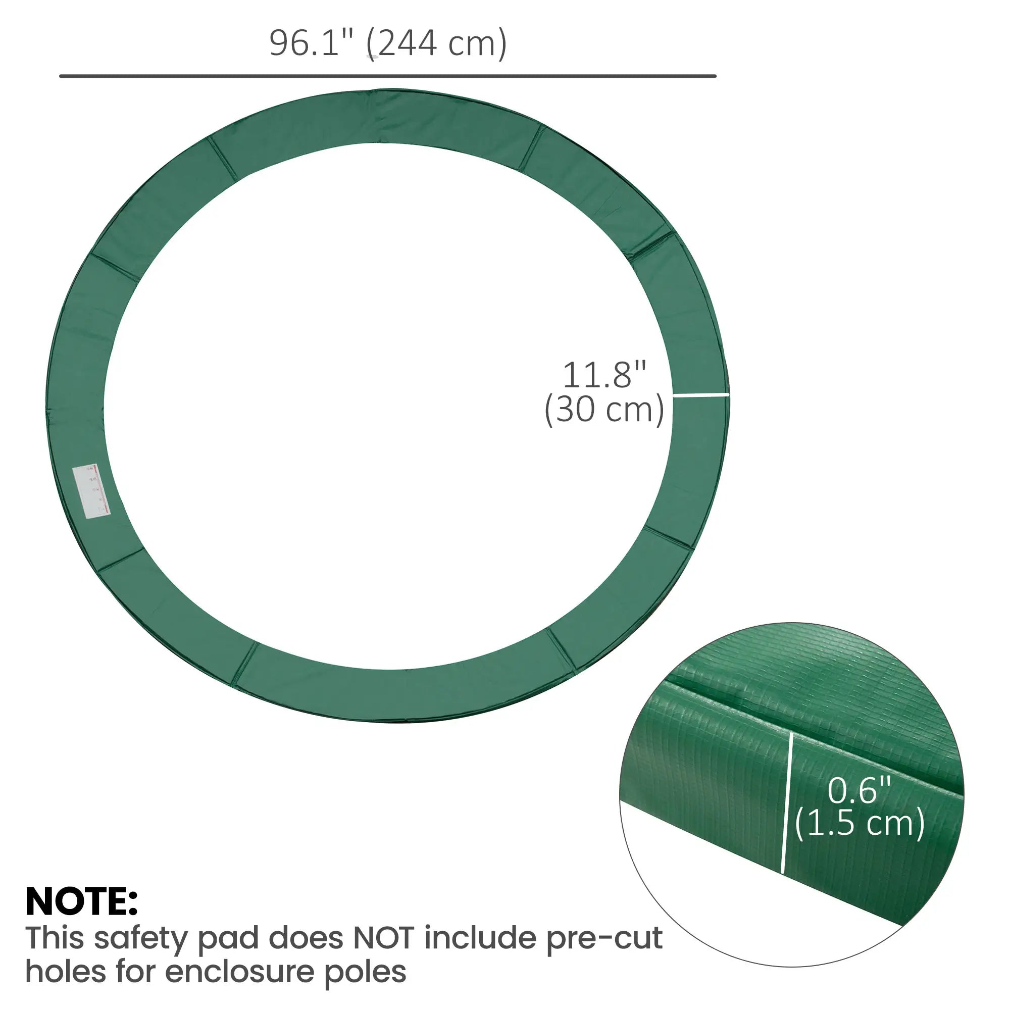 8ft Trampoline Pad, 96