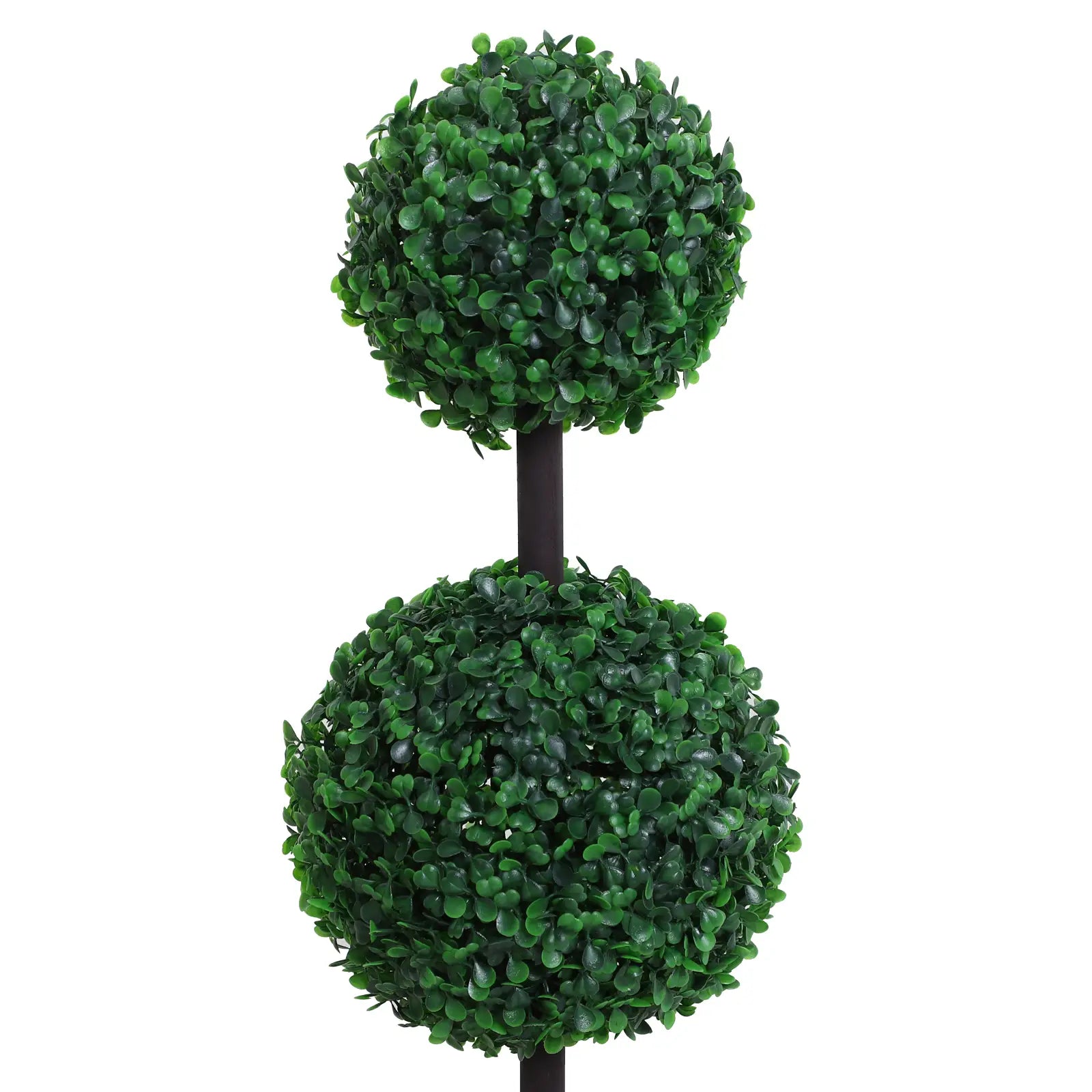 2 Ball Topiary Tree in Pot, Artificial Plant, Home Office Decor, Dark Green Artificial Trees at Gallery Canada