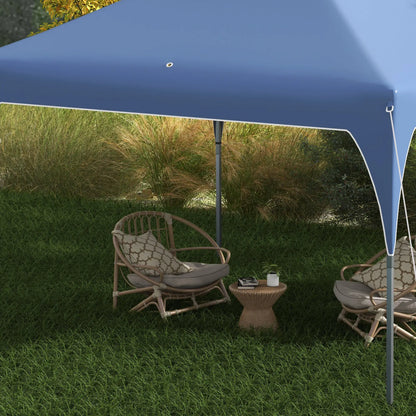 10x10 Pop Up Canopy Tent, 2 Tier Vent Roof, Carry Bag, Blue Pop Up Canopies at Gallery Canada
