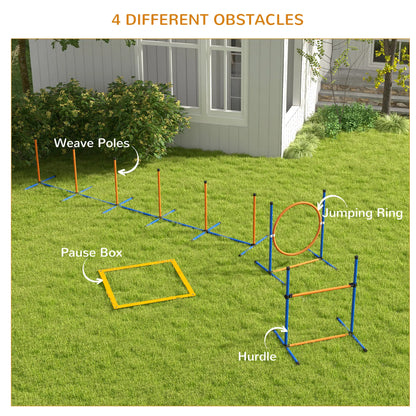 Dog Agility Training Equipment, Weave Poles, Adjustable Hurdle, Jump Ring Dog Agility Training Equipment at Gallery Canada