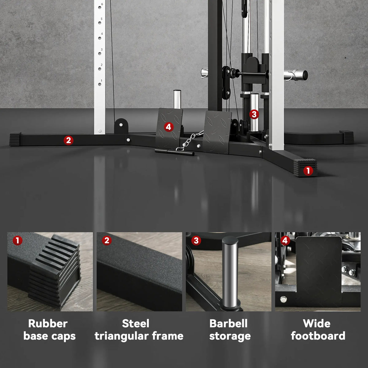 Multifunctional Home Gym, Pull Up Bar, 15-Position Adjustable Power Towers at Gallery Canada