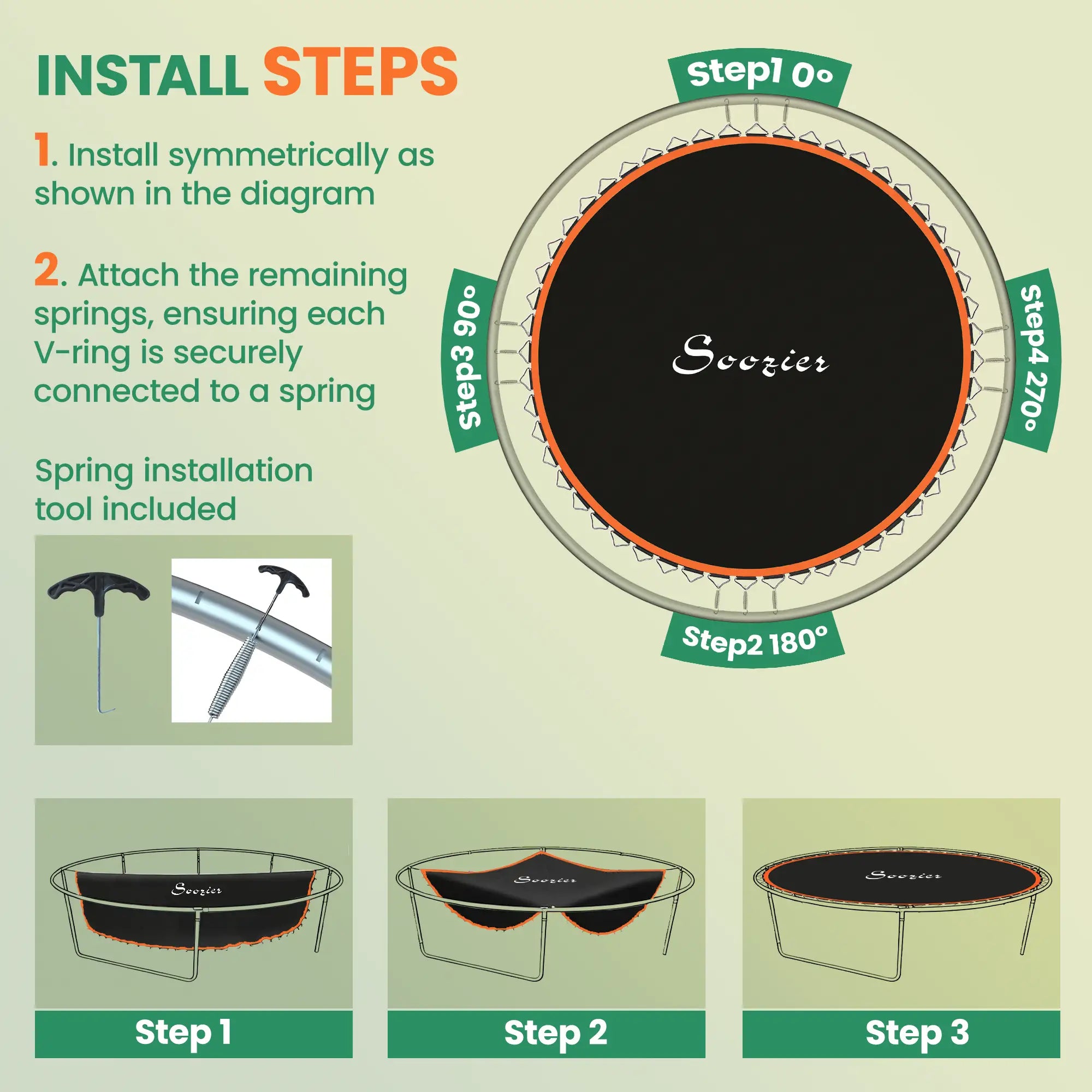 Trampoline Mat Replacement, 12ft, 5.5