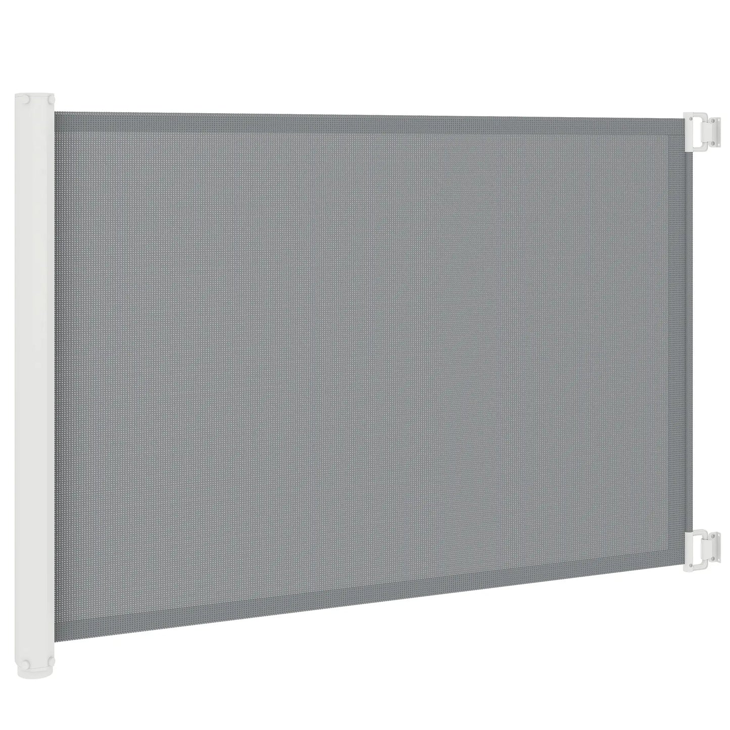 Retractable Pet Safety Gate, Flexible for Stairways Doorways, Grey Houses, Kennels & Pens Grey at Gallery Canada