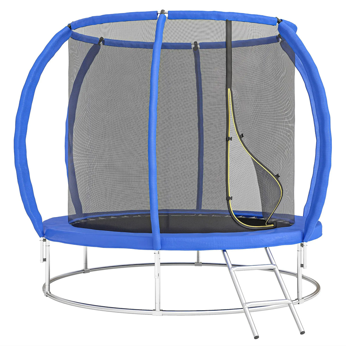 8ft Trampoline, ASTM Certified, Circular Base, Enclosure Net, Ladder Trampolines at Gallery Canada