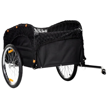 Bike Cargo Trailer, 45 Gal, 20" Wheels, Cargo Net, Reflectors Bike Cargo Trailers Black at Gallery Canada