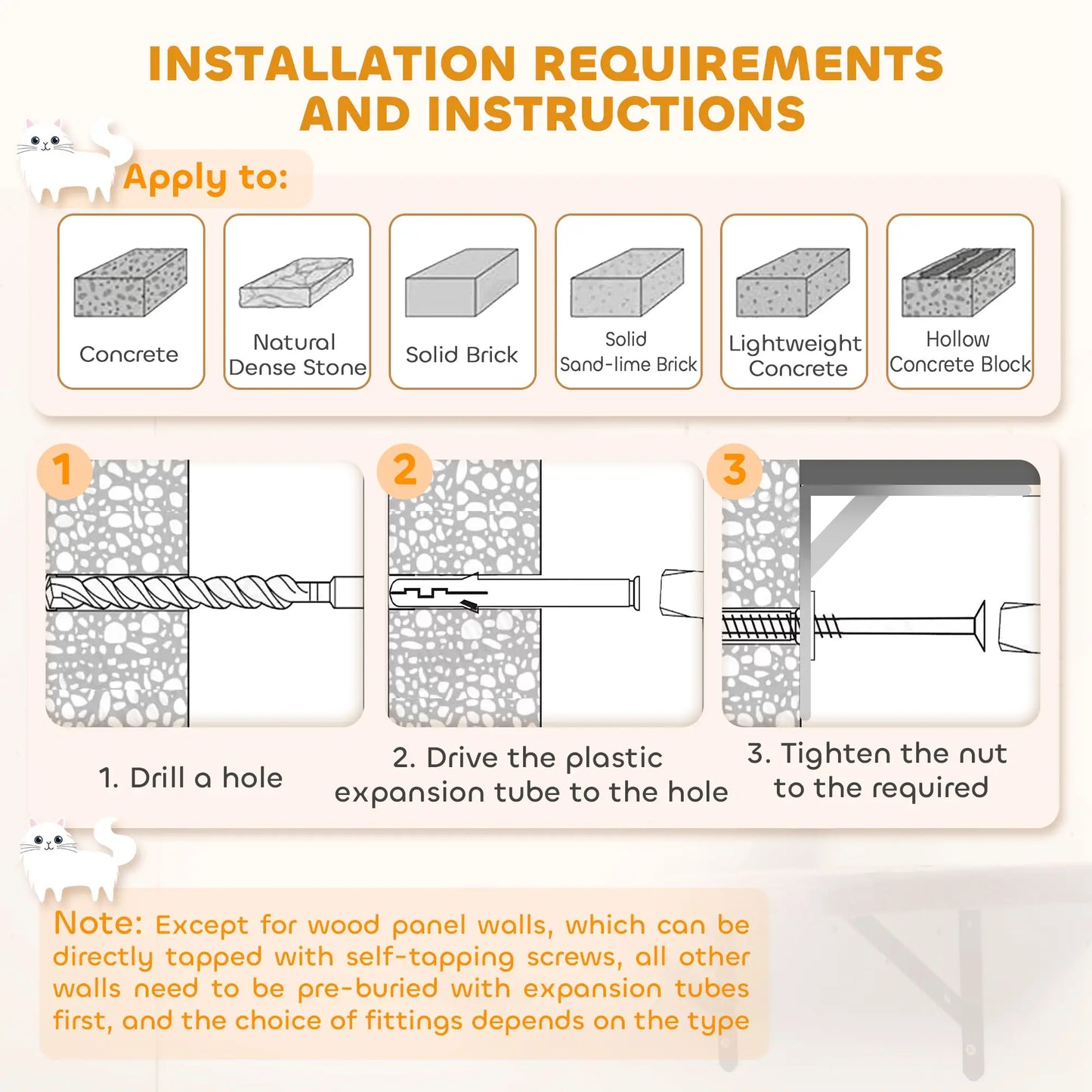 Cat Wall Shelves, 4 Pcs Set with Scratching Posts, Condo, Hammock, Perchs, Light Grey Cat Climbing Wall at Gallery Canada