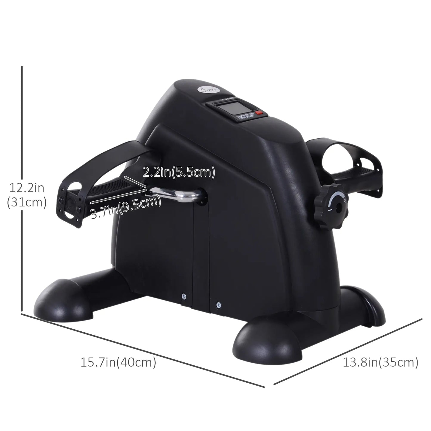 Portable Mini Pedal Exercise Bike, LCD Display, Black Exercise & Stationary Bikes at Gallery Canada