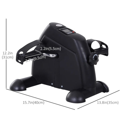 Portable Mini Pedal Exercise Bike, LCD Display, Black Exercise & Stationary Bikes at Gallery Canada