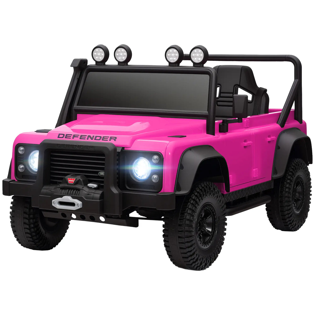 Kids Ride On Truck with Remote Control, 3 Speed, Pink Electric Toy Cars Pink at Gallery Canada