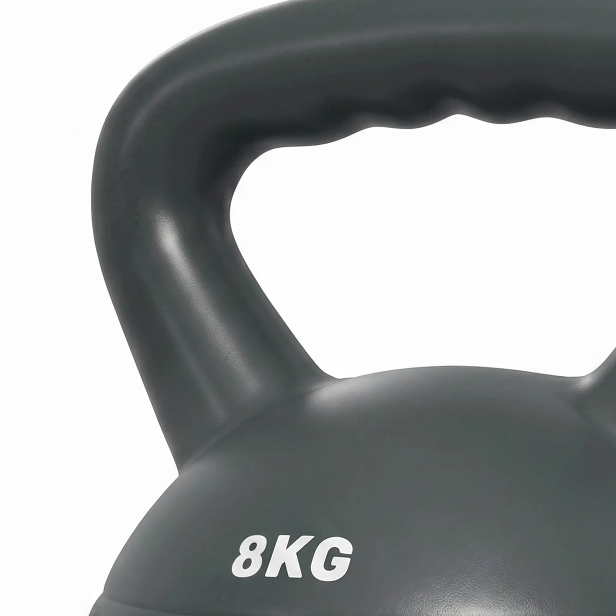 18 lbs Kettlebell, Non-Slip Handle For Home Gym, Grey Strength Training Equipment at Gallery Canada