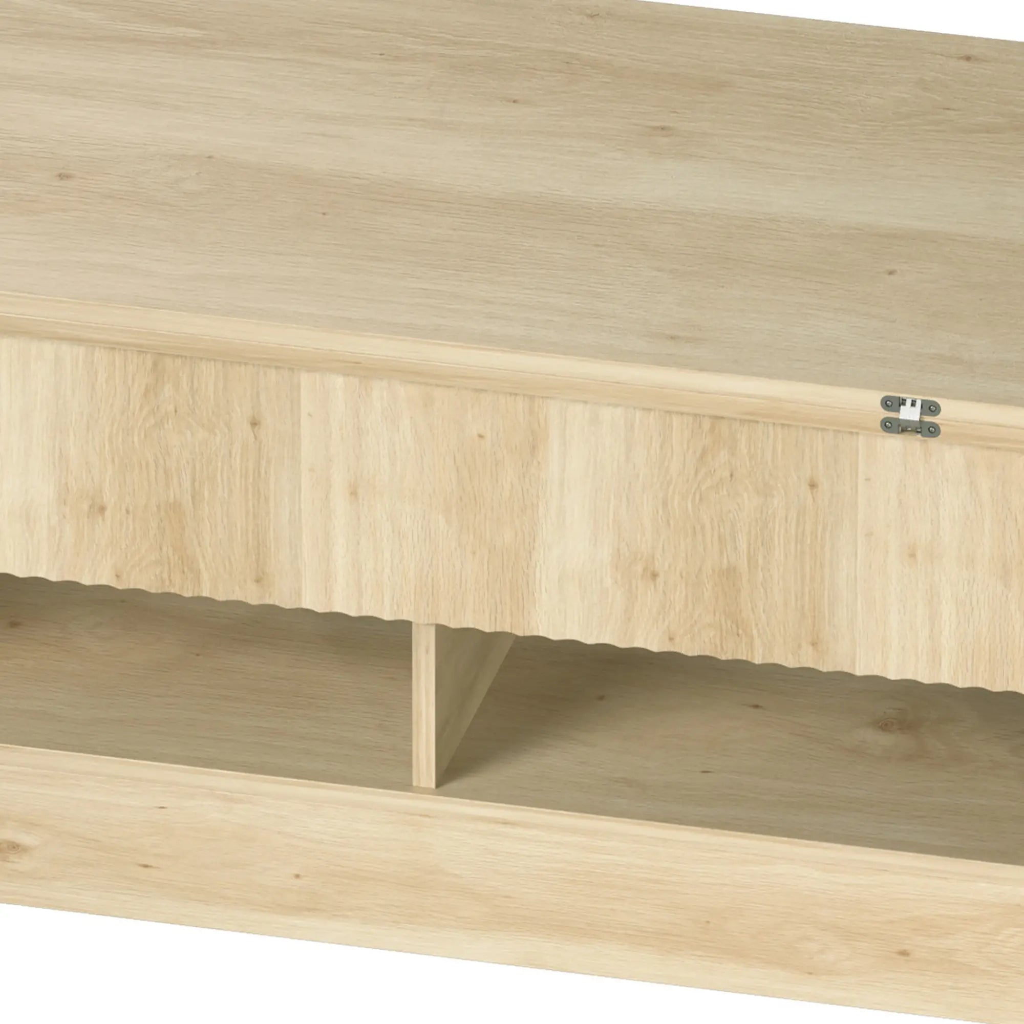 Lift Top Coffee Table, Dual-Zone Expandable, Oak Coffee Tables at Gallery Canada