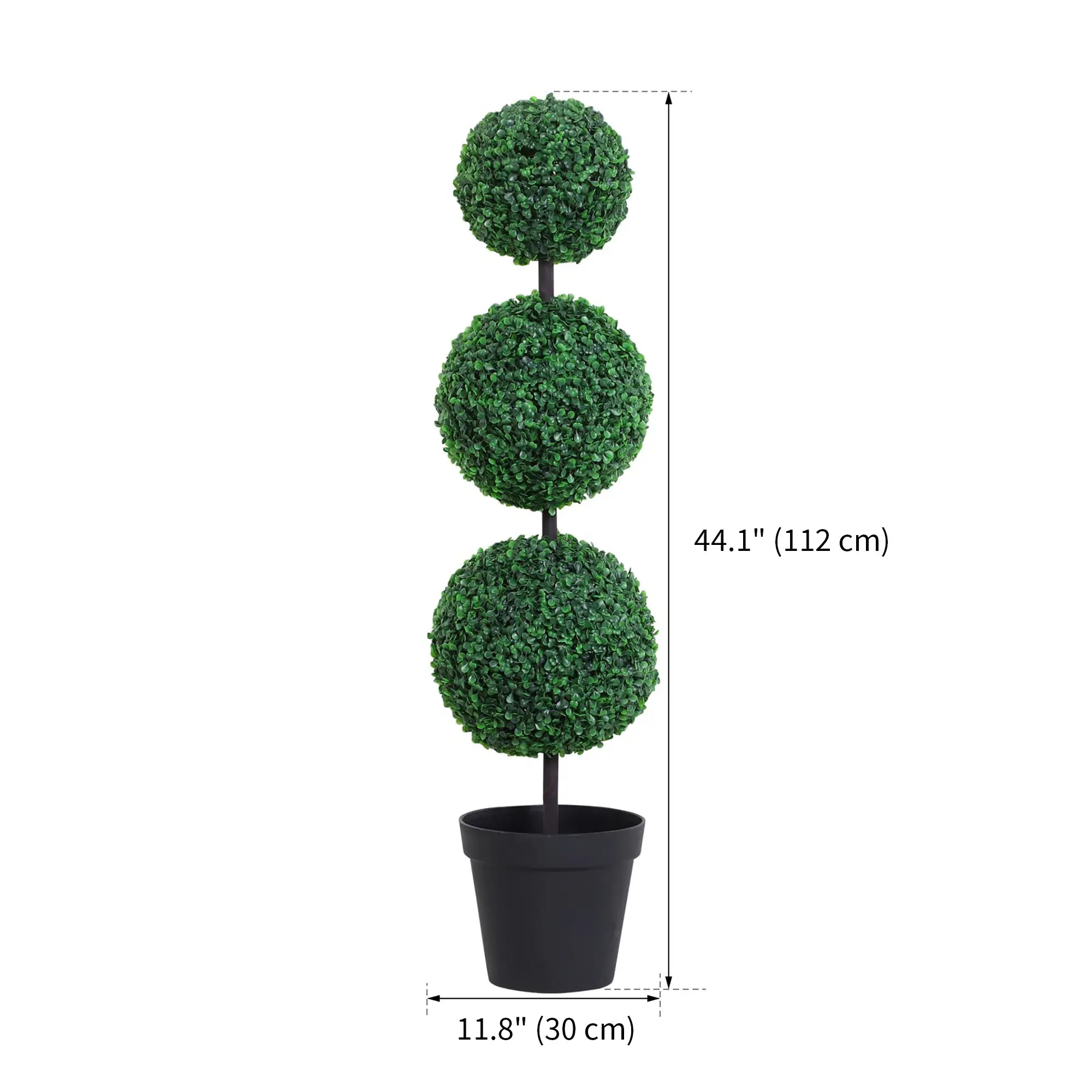Artificial Ball Boxwood Topiary Trees, 44.1
