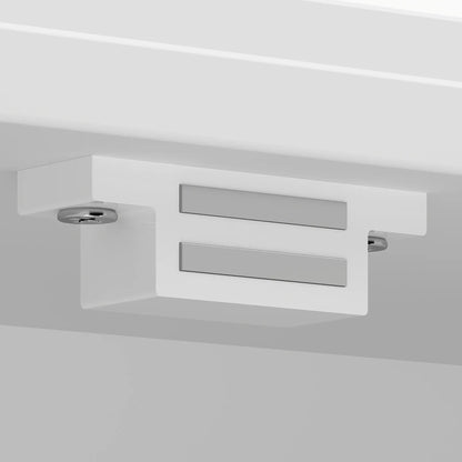 73" White Kitchen Pantry Cabinet, Charging Station, White Kitchen Pantry Cabinets at Gallery Canada