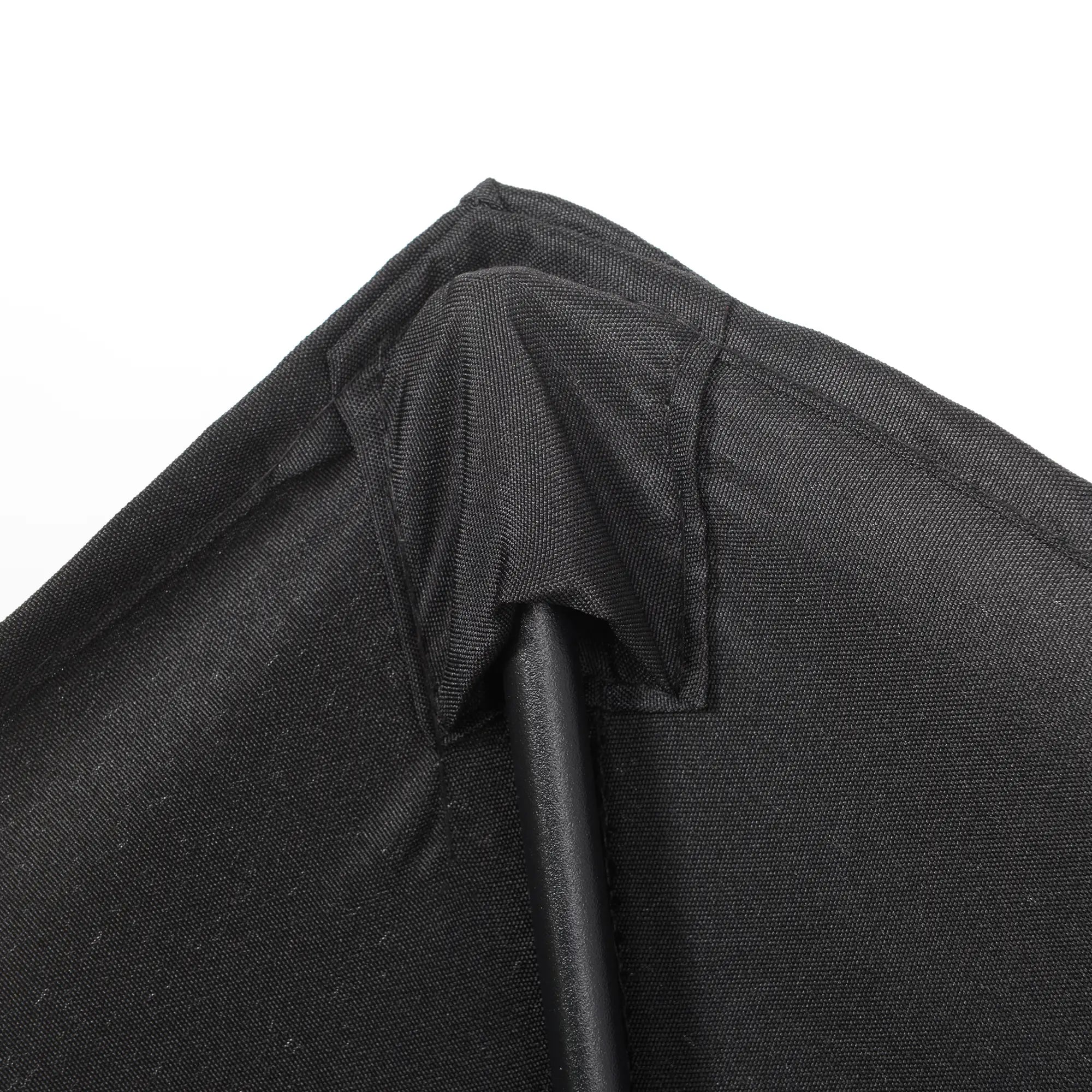 6.6FT Outdoor Patio Umbrella, 6 Solid Ribs, Black Patio Umbrellas at Gallery Canada