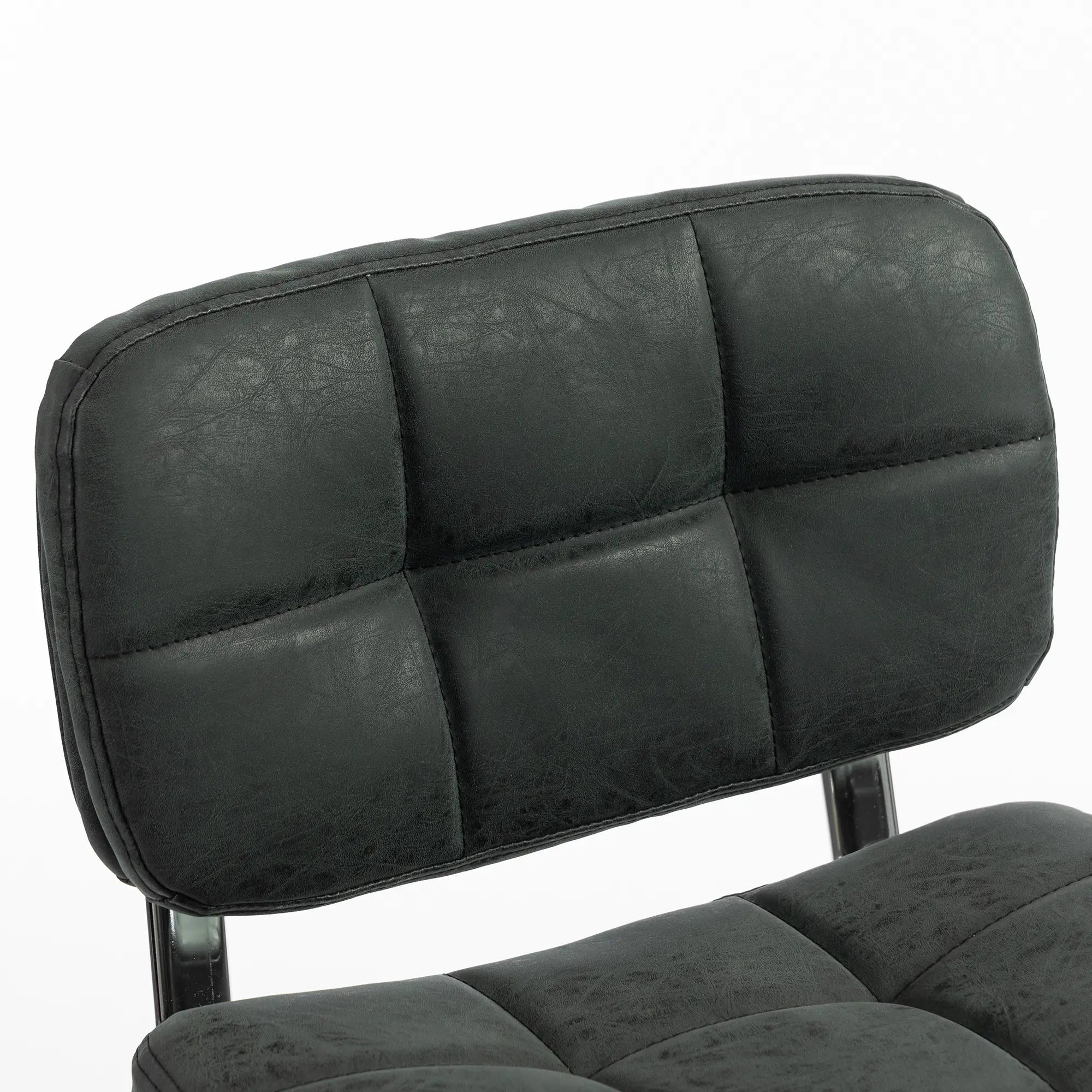 Bar Stools Set of 2, Swivel, Adjustable Height, PU Leather, PU Leather Bar Stools at Gallery Canada