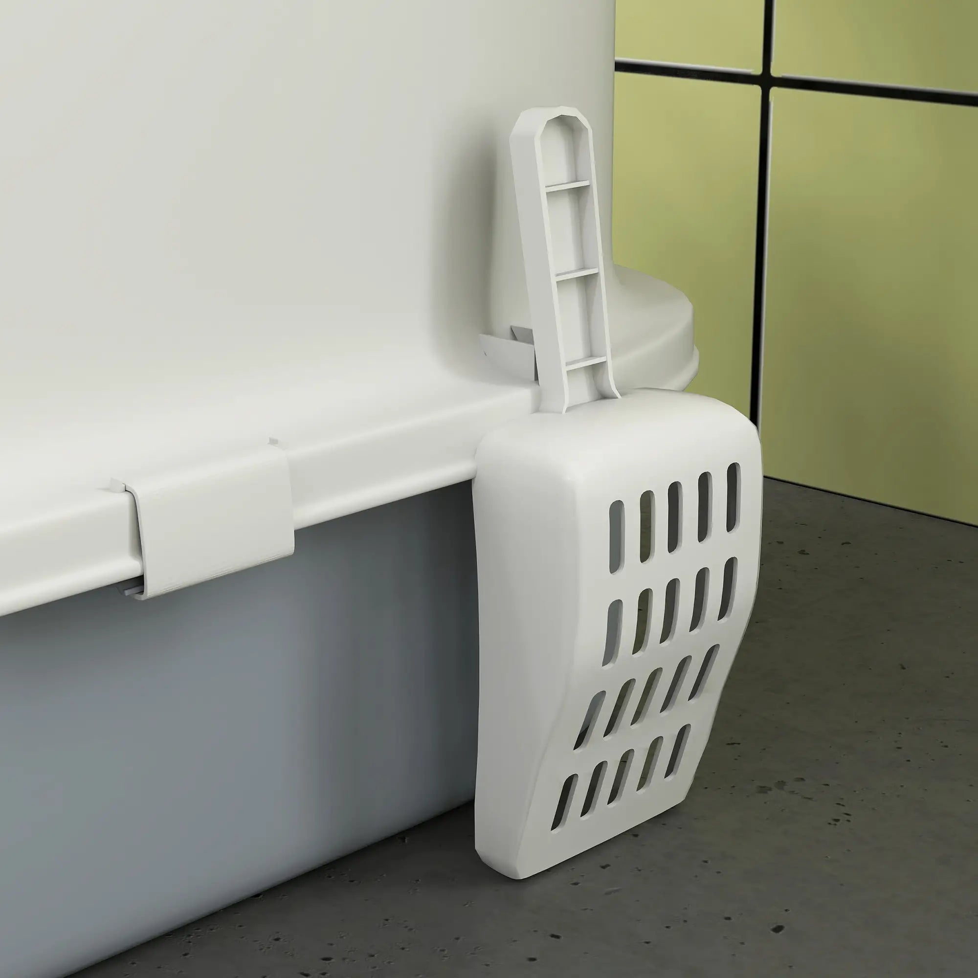 Enclosed Cat Litter Box with Lid, Scoop, Top Entry, Grey Cat Litter Box Enclosures at Gallery Canada