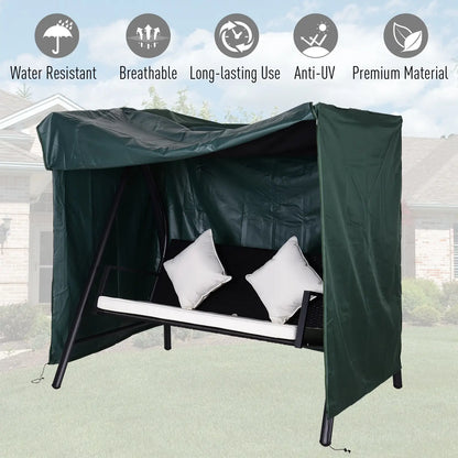 Outdoor Swing Cover, Large 3-Seat, UV Resistant, Green Patio Furniture Covers at Gallery Canada