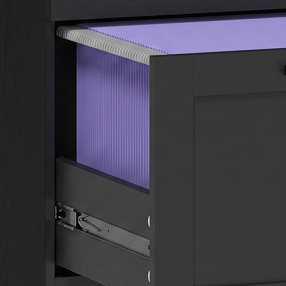 Vertical Filing Cabinet, 2 Drawers, Lock, A4 Letter, Black Office Cabinets & Cupboards at Gallery Canada