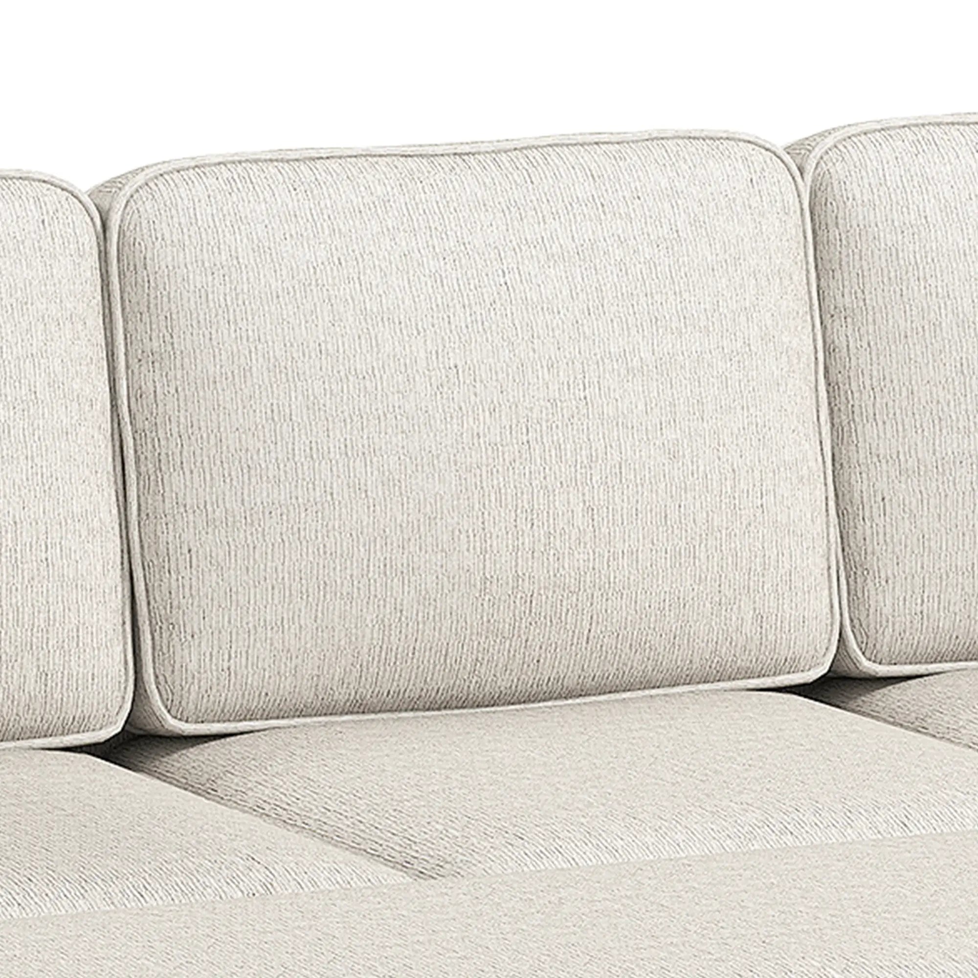 Modular Sectional Sofa Bed With Reversible Ottoman, Beige Sofas & Reclining Chairs at Gallery Canada
