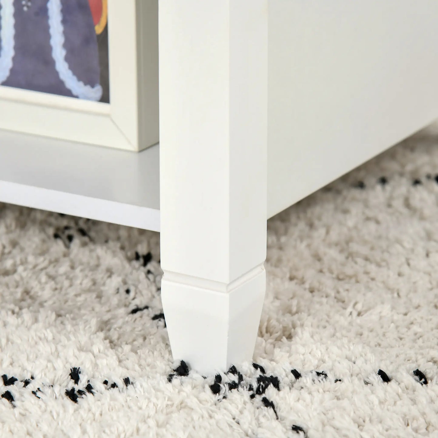 Lift Top Coffee Table, Hidden Storage, 3 Shelves, White and Brown Coffee Tables at Gallery Canada