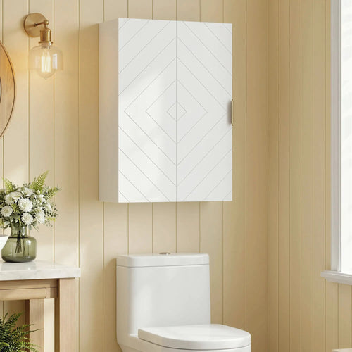 Modern Bathroom Medicine Cabinet, Adjustable Shelves, Single Door