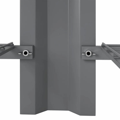 Raised Garden Bed With Legs Storage Shelf 31.5" Silver Grey, Silver Grey Elevated Garden Beds at Gallery Canada