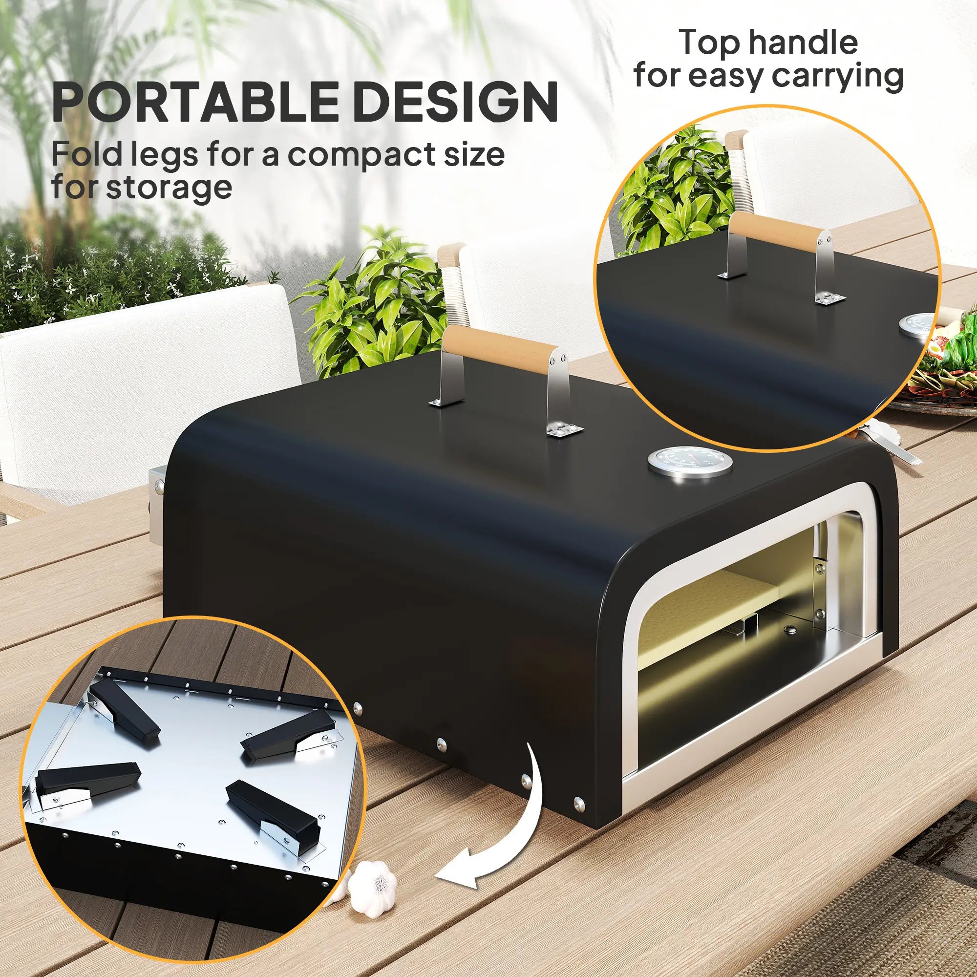 Portable Gas Pizza Oven, 12
