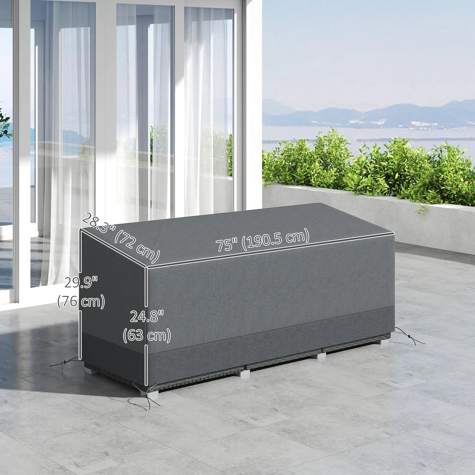 Waterproof 3 Seater Sofa Cover, 75