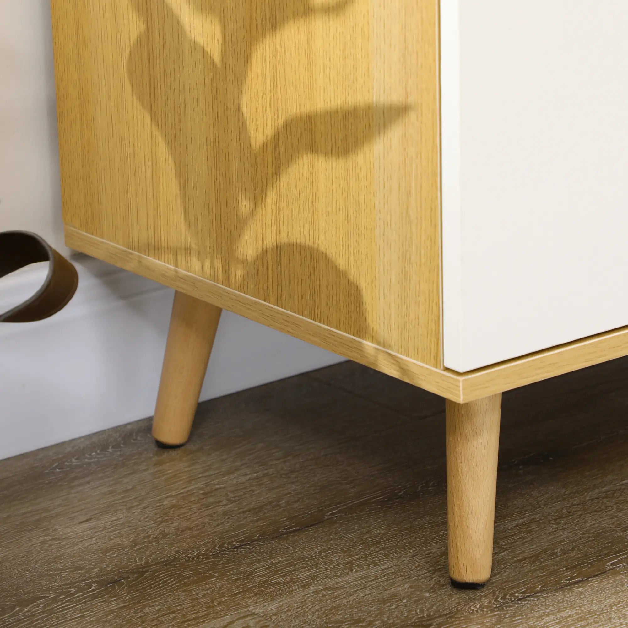 Modern Microwave Stand, Cabinet with Drawer, Storage, White Kitchen Pantry Cabinets at Gallery Canada
