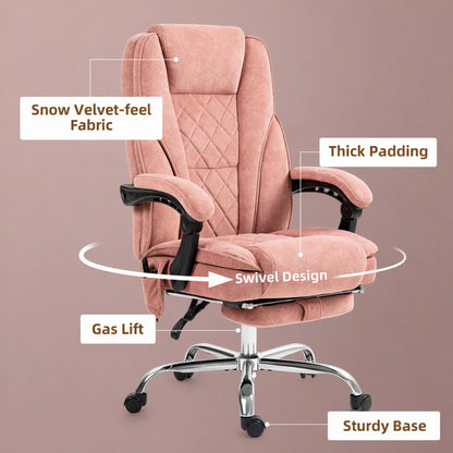 Massage Office Chair, Reclining Computer Chair, Adjustable Height, Pink Massage Chairs at Gallery Canada