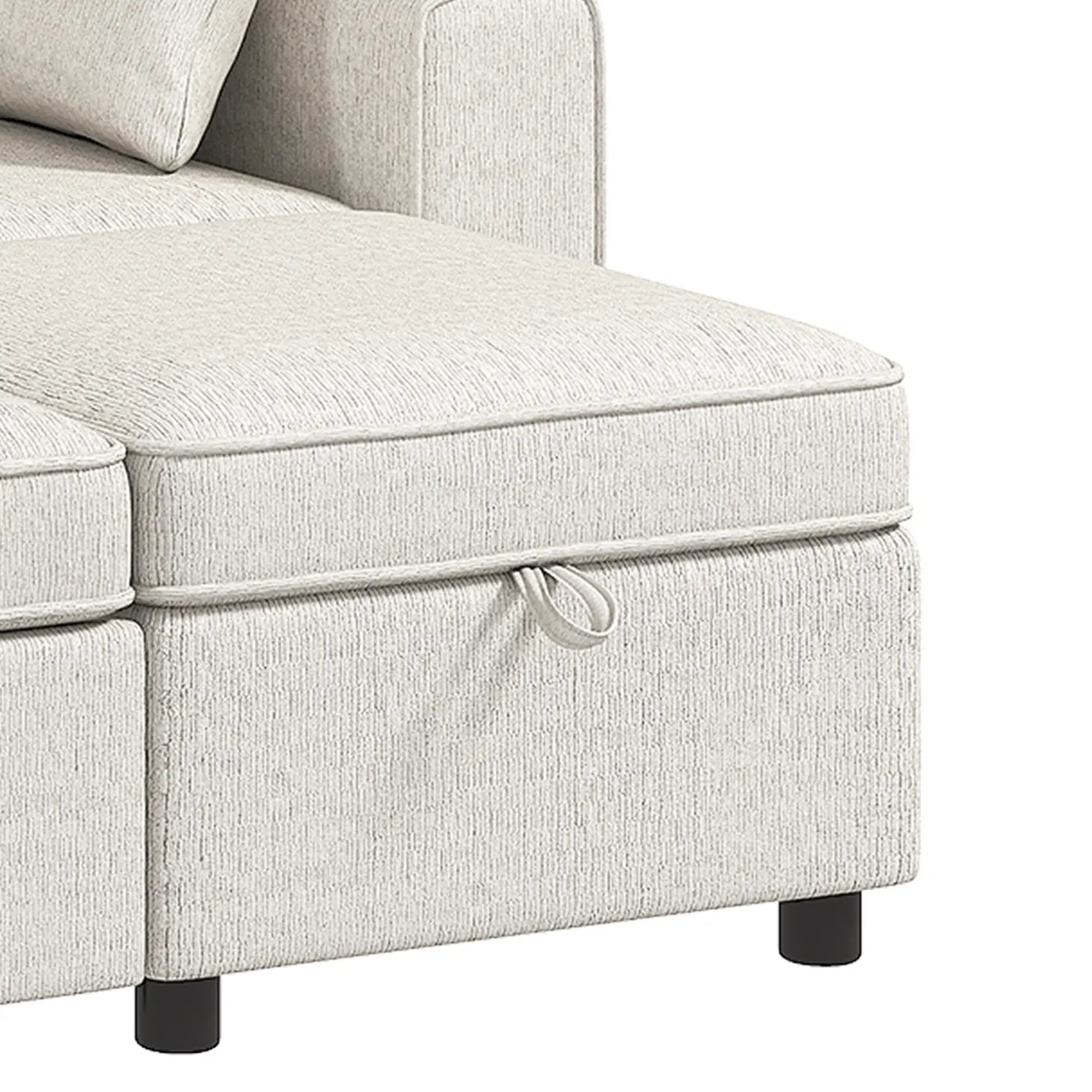 Modular Sectional Sofa Bed With Reversible Ottoman, Beige Sofas & Reclining Chairs at Gallery Canada